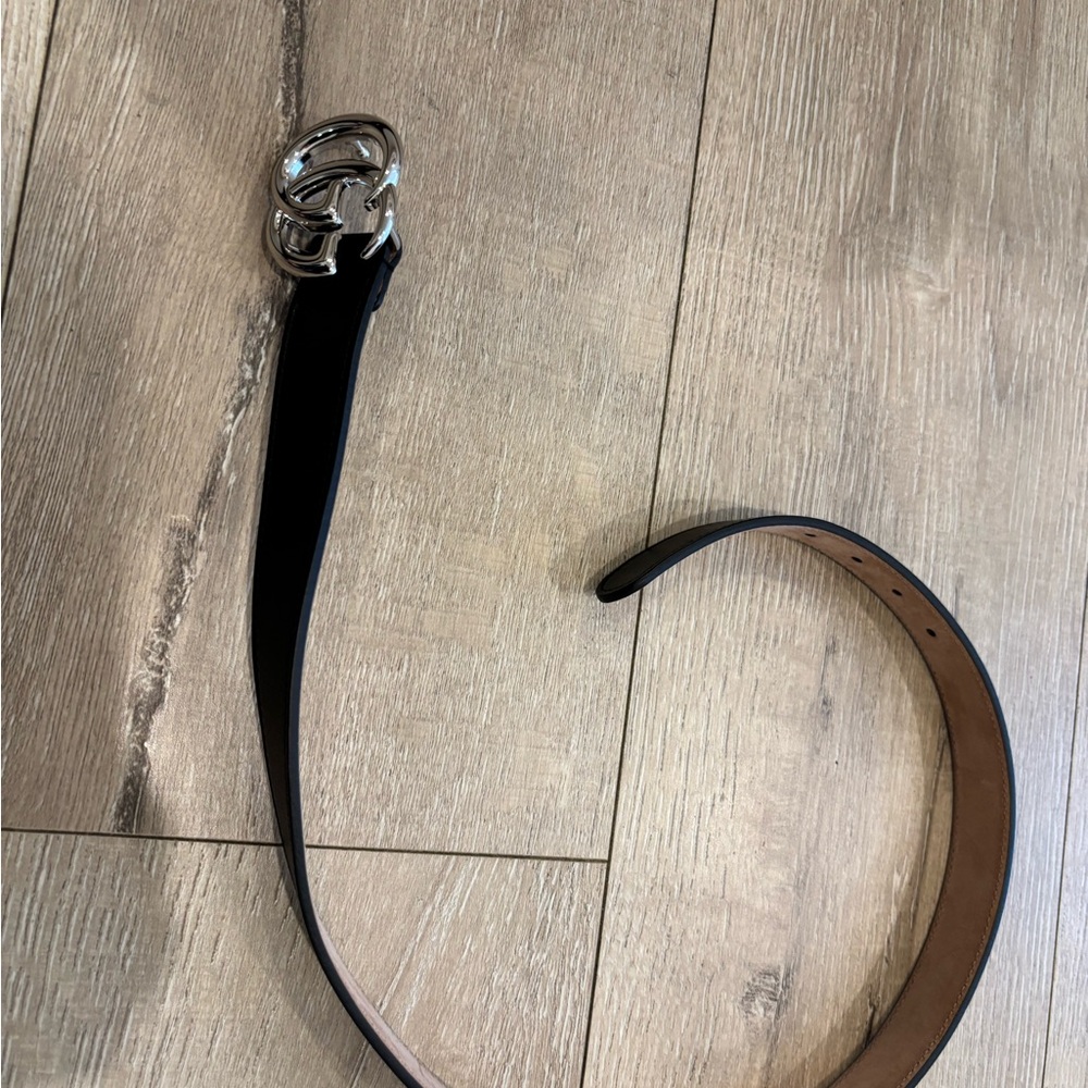 Gucci Black and Silver kids Belt